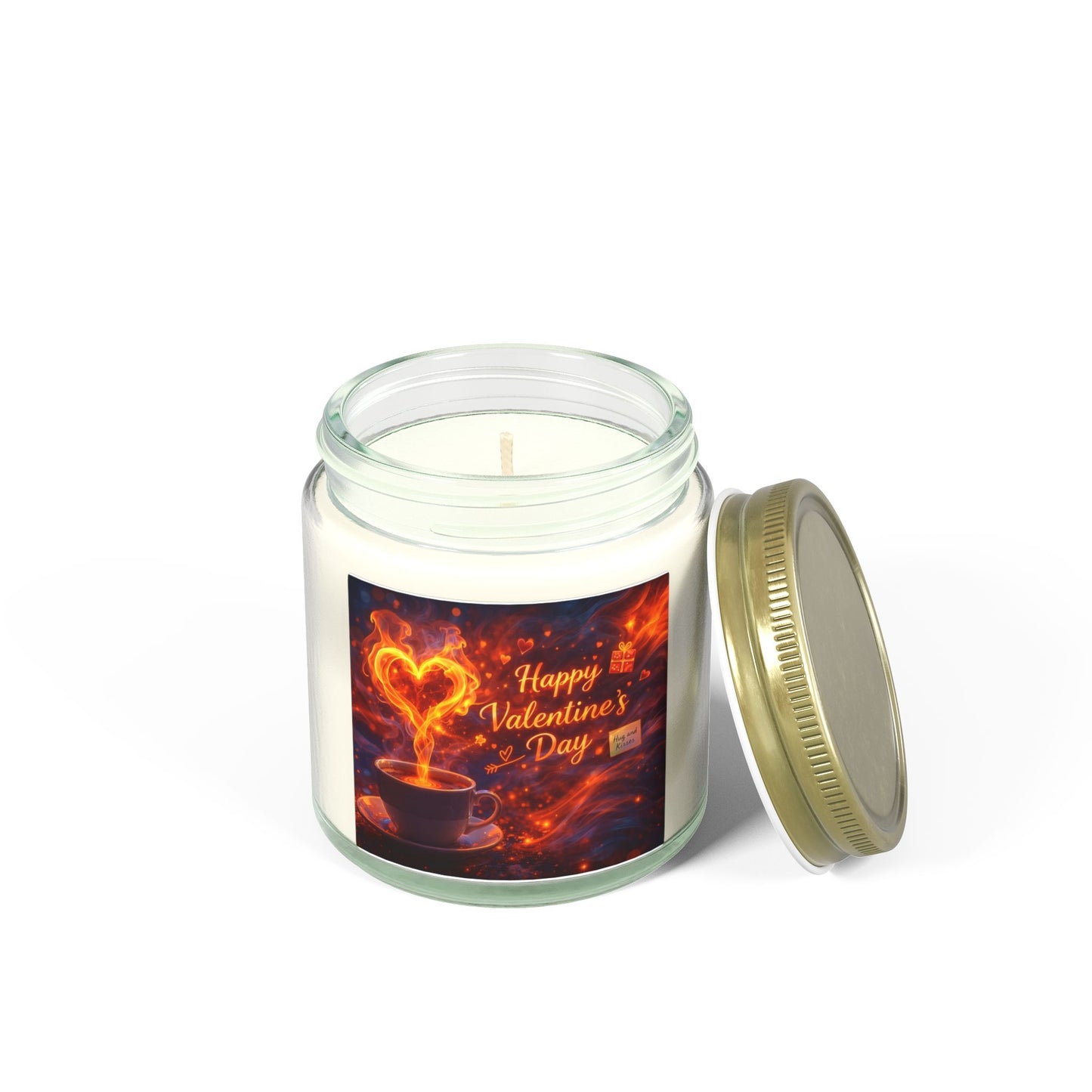 Valentine’s Day Coconut Apricot Scented Candle (4oz/9oz)