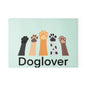 Doglover Glass Cutting Board – Cute Paw Print Kitchen Decor