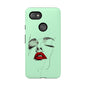 Stylish Phone Case, Artistic Phone Cover, Trendy Tech Accessory, Unique Cell Phone Protector, Gift for Her, Modern Aesthetic