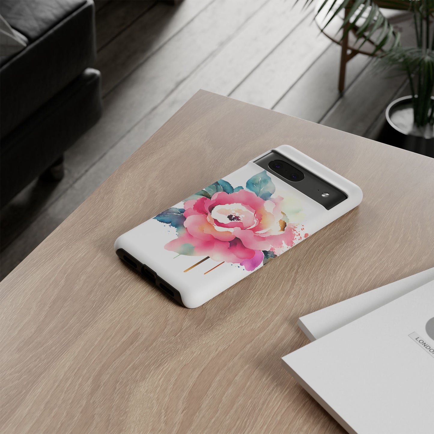 Floral Phone Case - Vibrant Rose Design