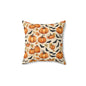 Halloween Pumpkin Bat Pillow, Decorative Throw Cushion for Fall Decor, Autumn Home Accents, Cozy Halloween Decor, Spooky Season Gift
