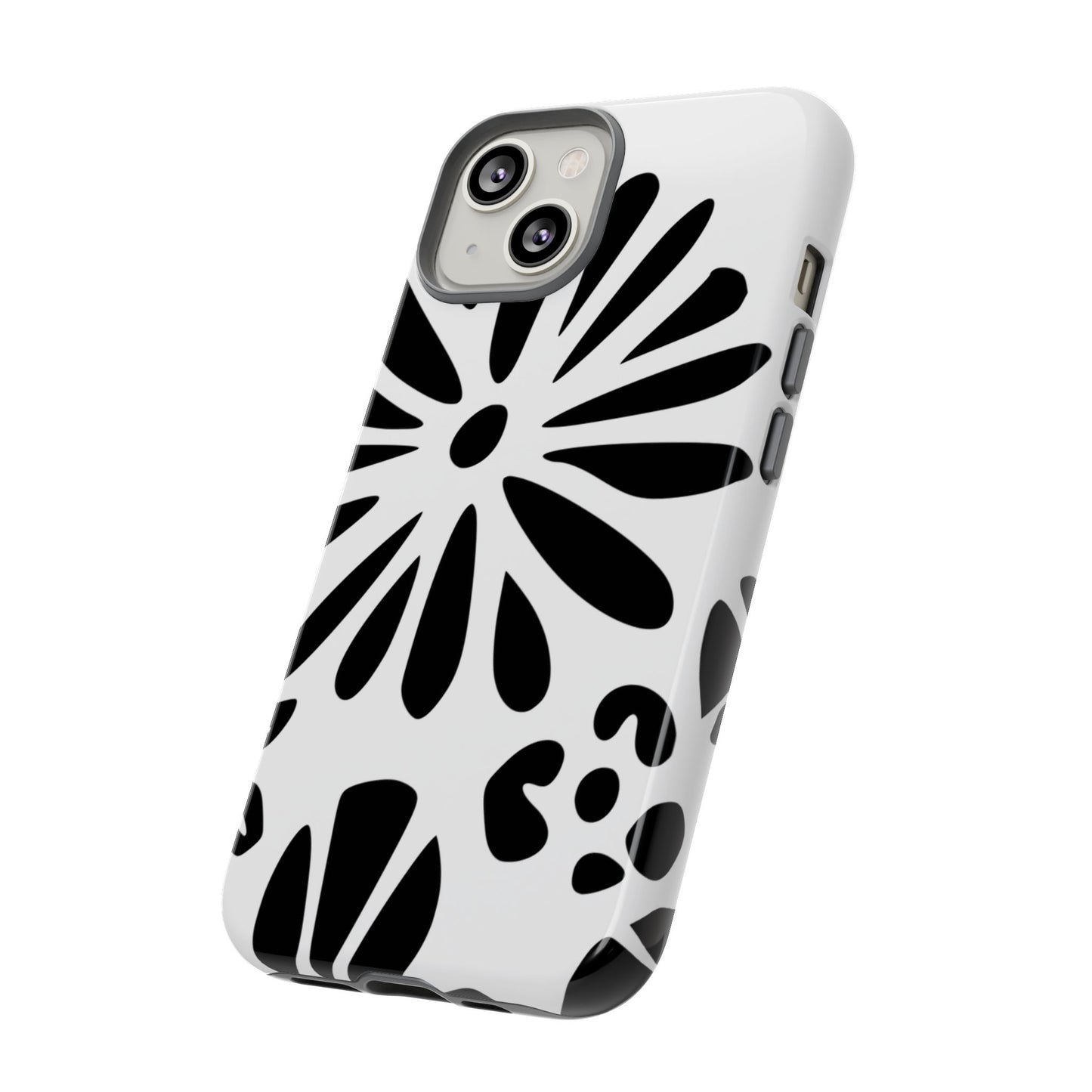 Stylish Phone Case with Floral Design, Tough Phone Cover for Her, Trendy Black and White Cell Phone Case, Unique Gift for Birthdays [...]