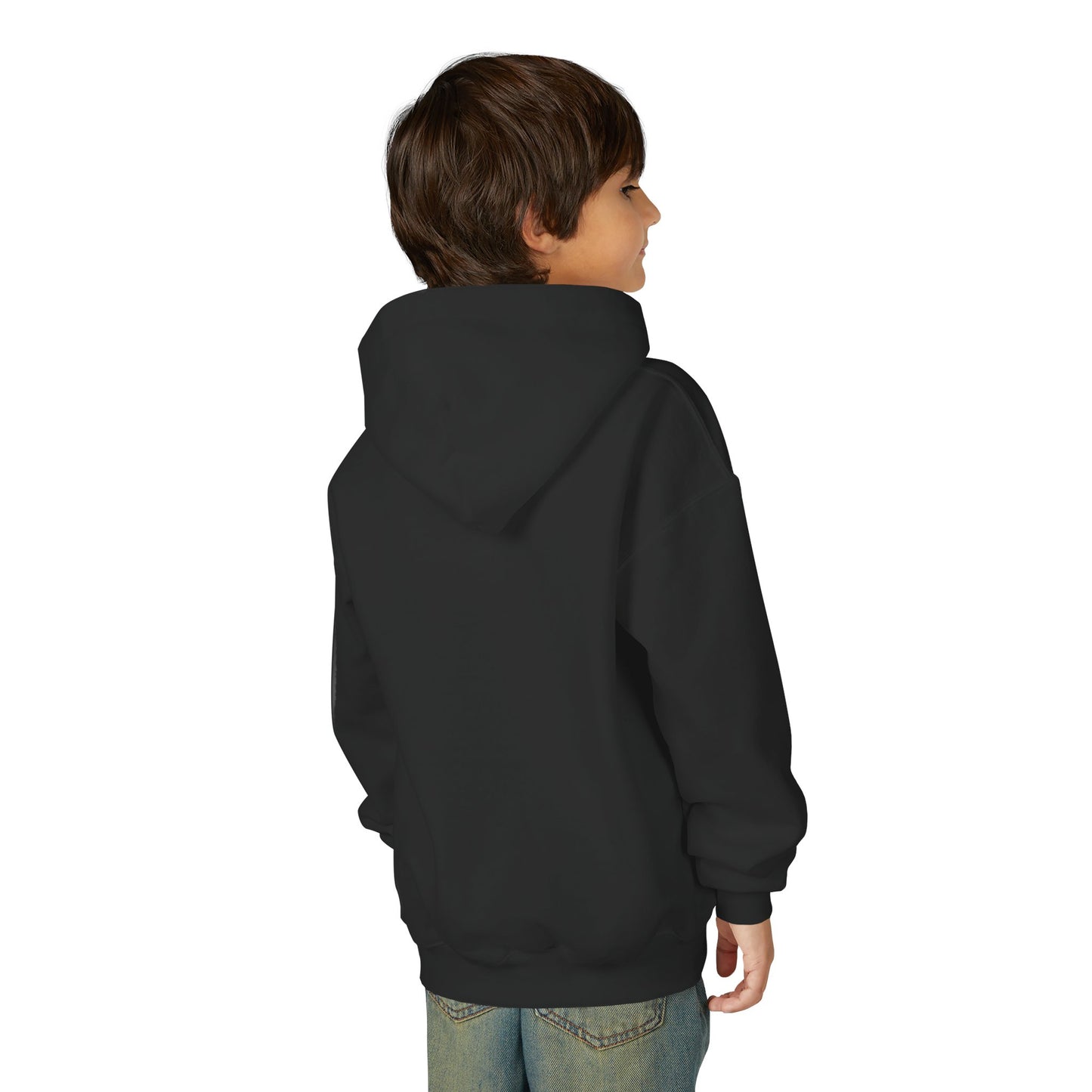 Cute Anime Girl & Puppy Youth Hoodie — Kawaii Kids Pullover for Anime Fans