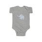 Cute Elephant Infant Bodysuit, Baby Shower Gift, Newborn Outfit, Toddler Clothing, Unisex Baby Wear