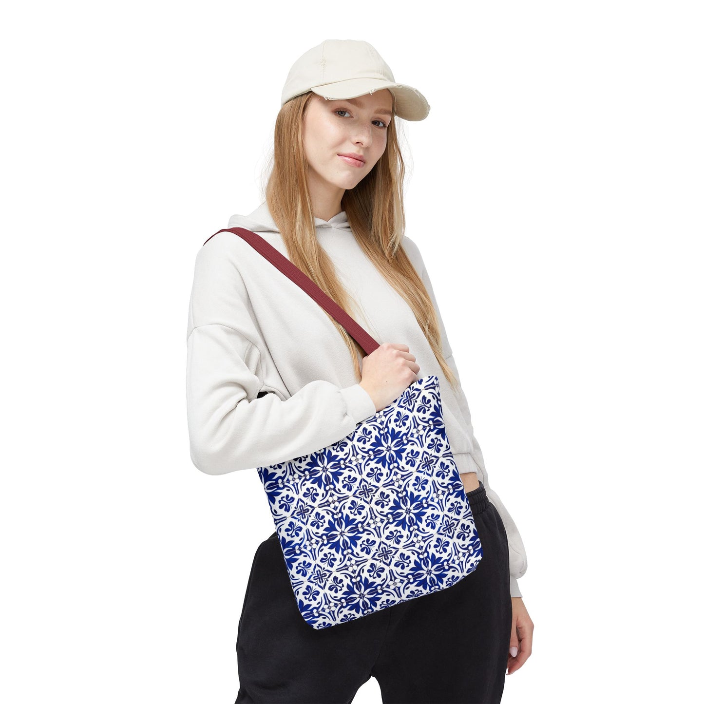 Blue Moroccan Tile Tote Bag