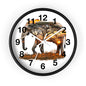 Elephant Sunset Wall Clock