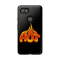 Stylish Phone Case, Hot Flames Design, Gift for Teens, Trendy Accessory, Protective Cover, Unique Phone Case
