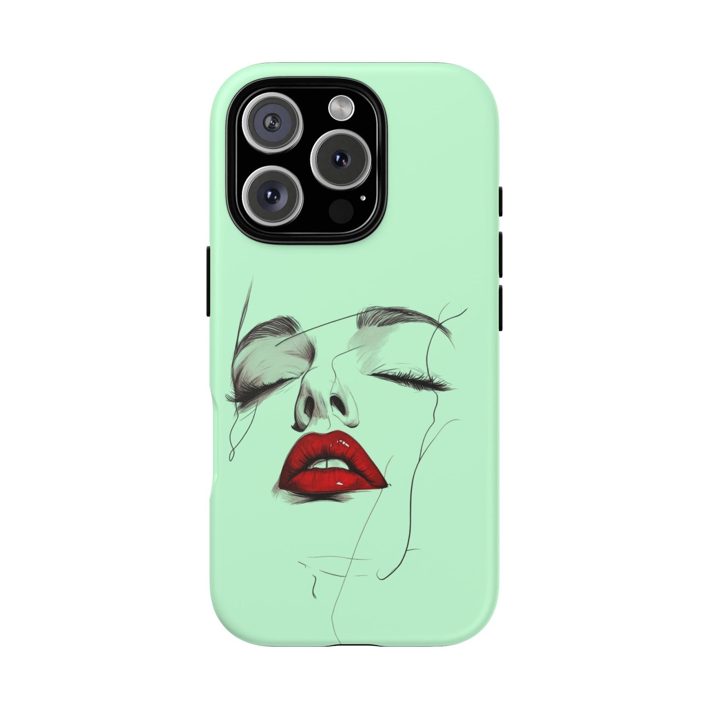 Stylish Phone Case, Artistic Phone Cover, Trendy Tech Accessory, Unique Cell Phone Protector, Gift for Her, Modern Aesthetic