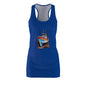 Nautical Women's Racerback Dress, Boat-Themed Summer Dress, Vacation Outfit, Casual Beachwear, Gift for Her