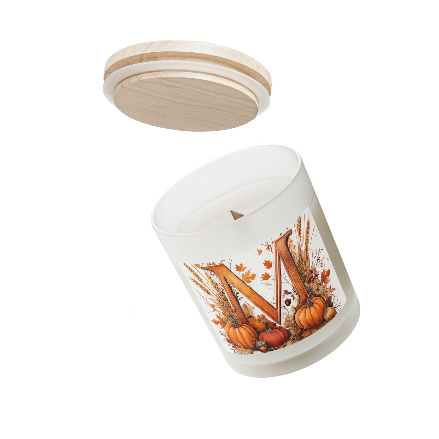 Frosted Glass Candle, 11oz