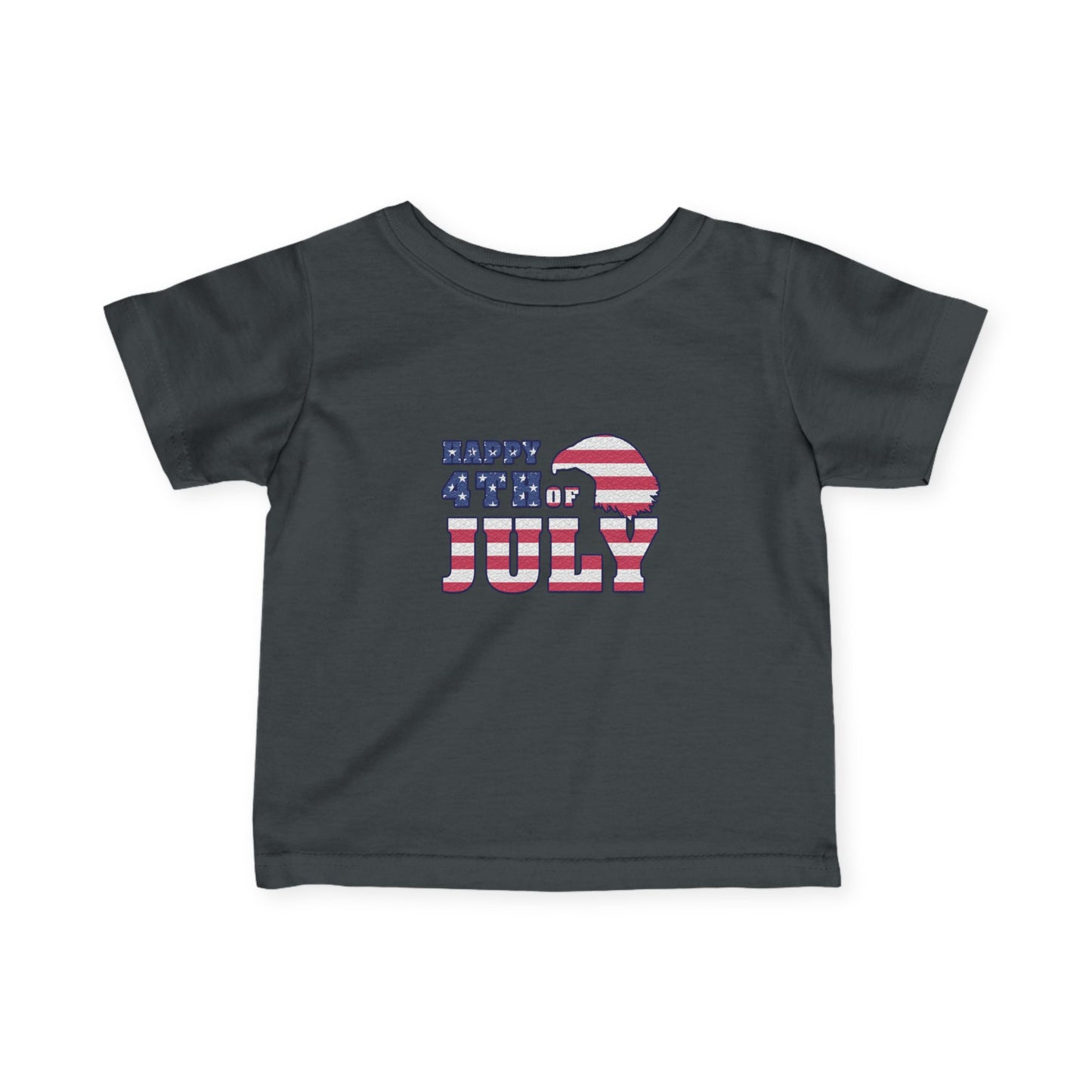 Patriotic Infant Tee - Celebrate 4th of July, Baby Independence Day Shirt, USA Toddler Tee, Children's Holiday Apparel, Red White Blue Tee