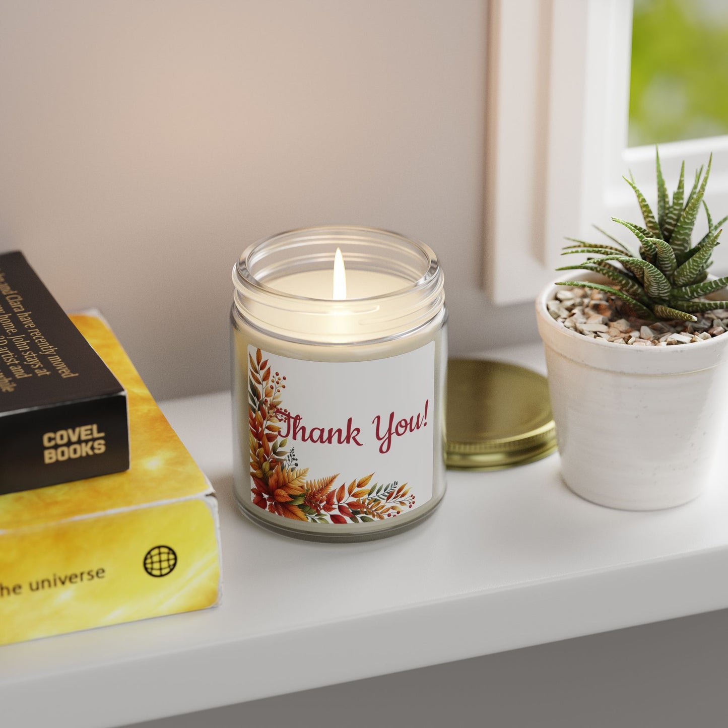 Thank You Scented Candle — Coconut Apricot Wax (4oz/9oz)