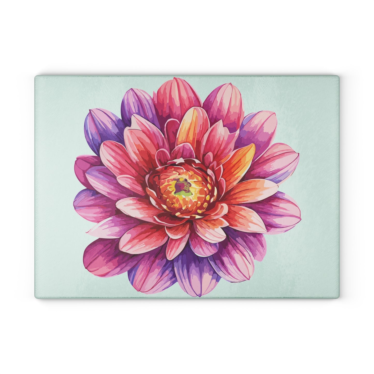 Floral Glass Cutting Board