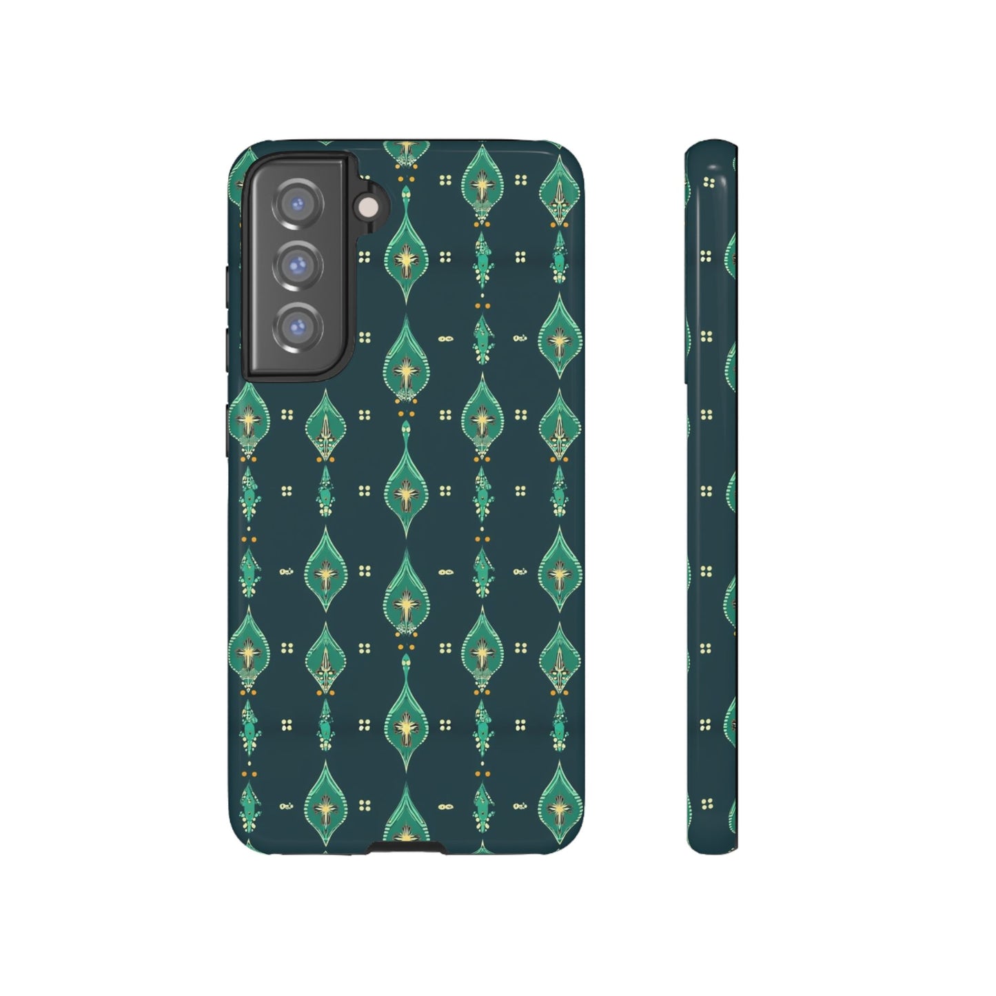 Emerald Boho Teardrop Phone Case