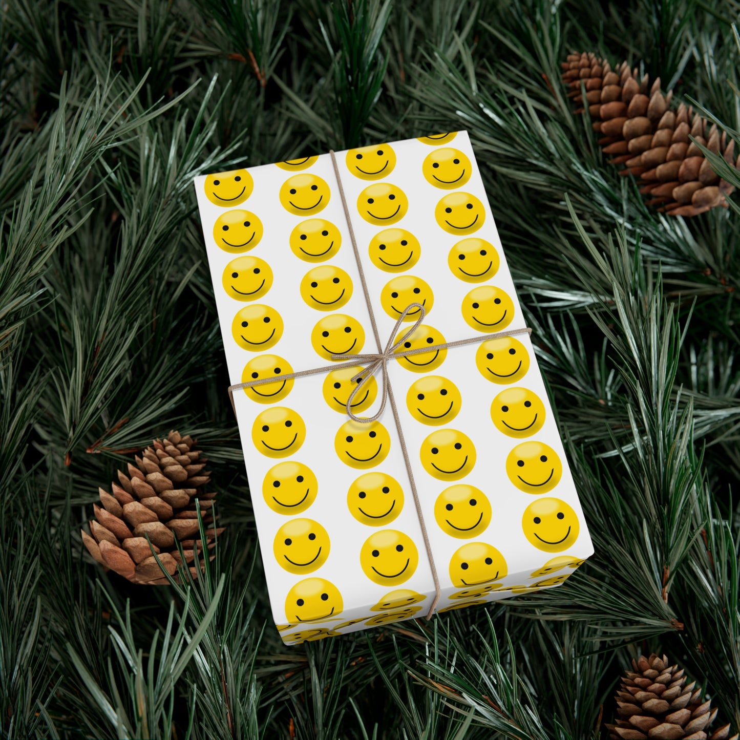 Smiley Face Gift Wrap Papers | Fun Wrapping Stationery for Birthdays, Holidays, Parties, Celebrations, and Gifts