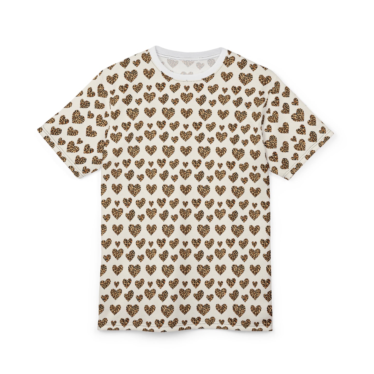 Leopard Heart All-Over Print Tee