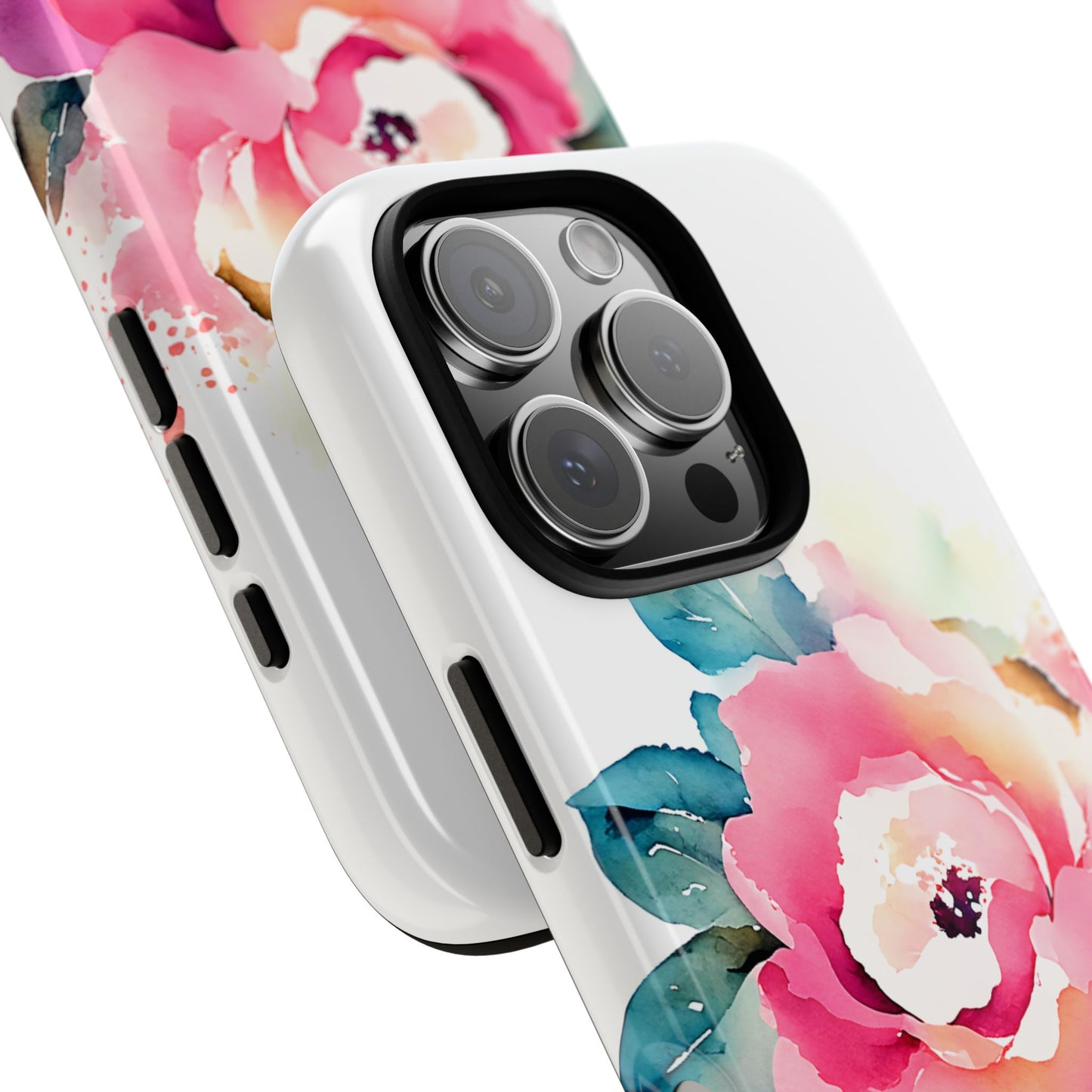 Floral Phone Case - Vibrant Rose Design