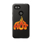 Stylish Phone Case, Hot Flames Design, Gift for Teens, Trendy Accessory, Protective Cover, Unique Phone Case