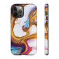 Artistic Phone Case, Tough Cases with Colorful Marble Design
