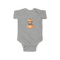 Pumpkin Bear Infant Bodysuit | Cute Baby Shower Gift, Fall Apparel, Halloween Outfit, Newborn Clothing, Cozy Baby Wear