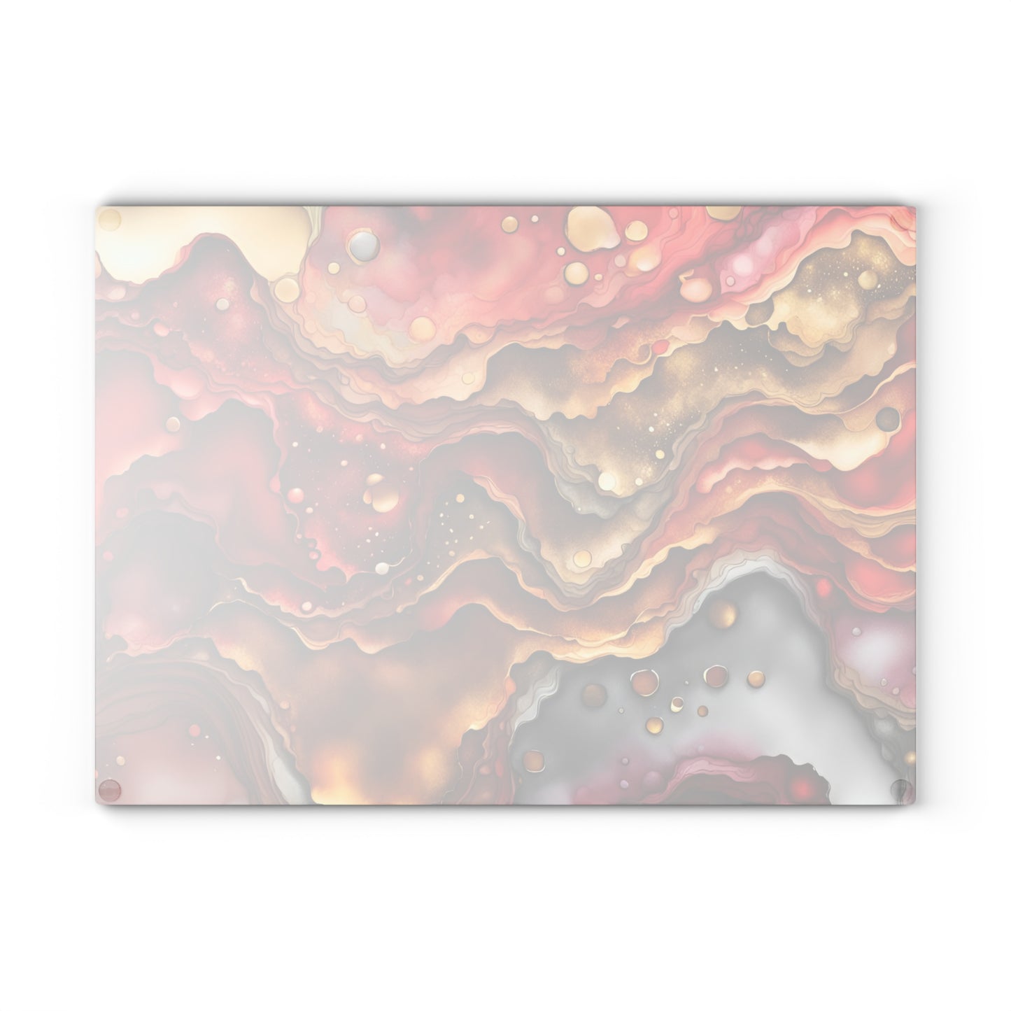 Elegant Resin-Inspired Glass Cutting Board