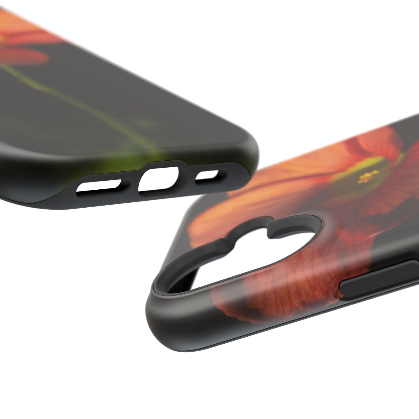 Poppy Bloom Magnetic Impact Phone Case — Slim Protective Floral Design