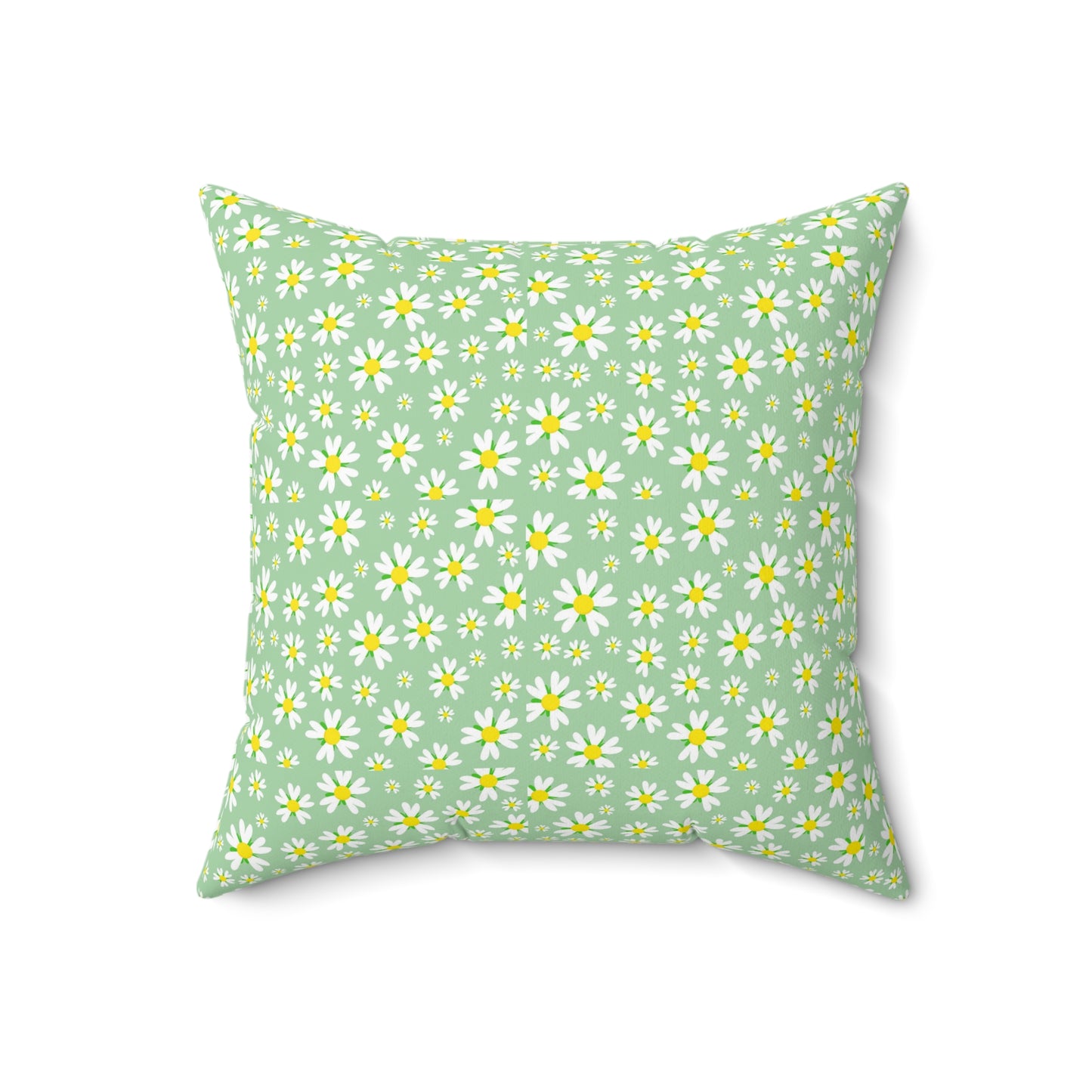 Spring Floral Square Pillow, Cozy Home Decor, Flower Accent Pillow, Gift for Garden Lovers, Living Room Cushion
