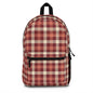 Rustic Plaid Backpack | Trendy School Bag, Stylish Weekend Backpack, Casual Travel Pack, Holiday Gift, Everyday Use