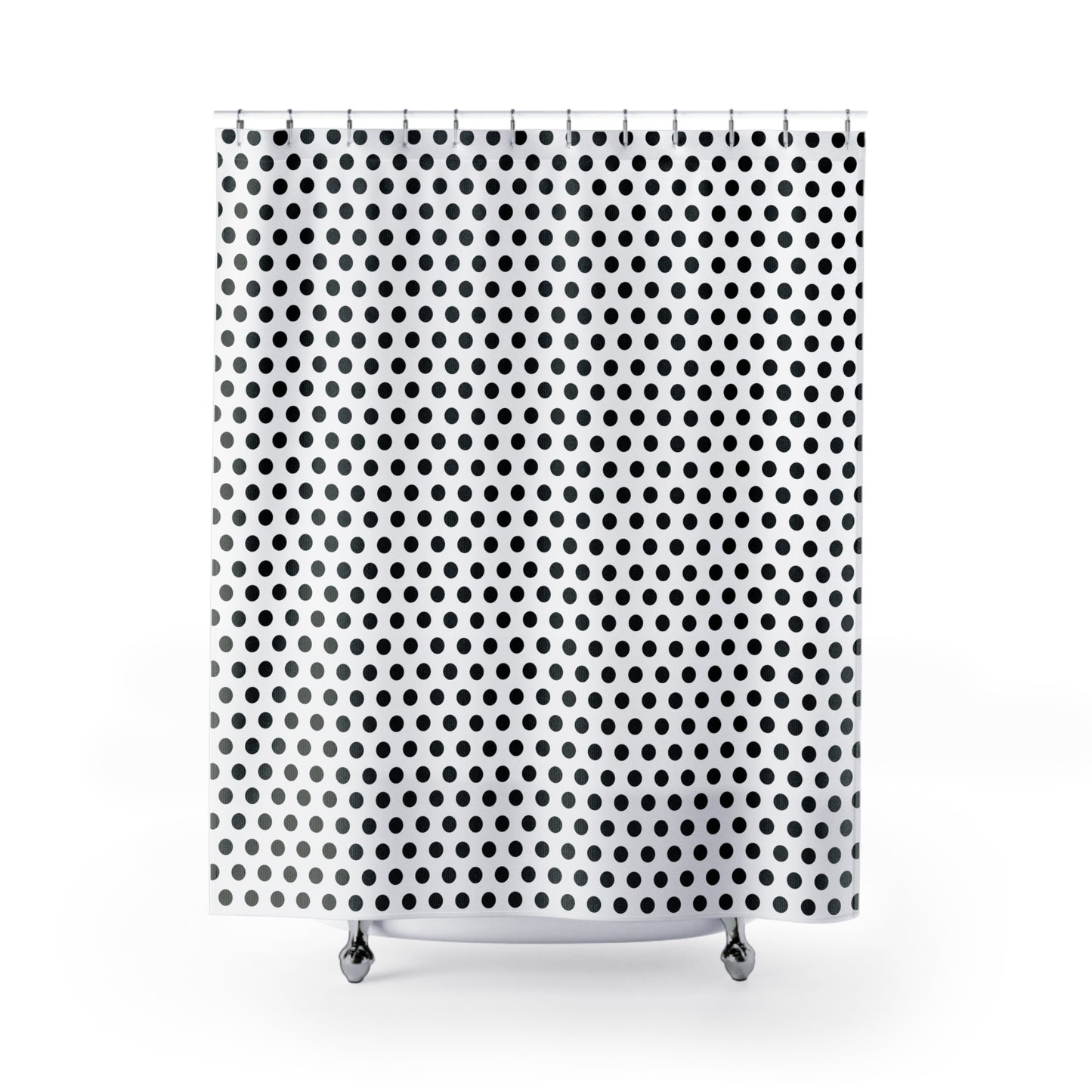 Chic Polka Dot Shower Curtain | Modern Bath Decor, Bathroom Accessory, Home Style, Gift for Her, Simple Elegance
