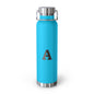 Personalized Copper Insulated Water Bottle, 22oz - Letter A