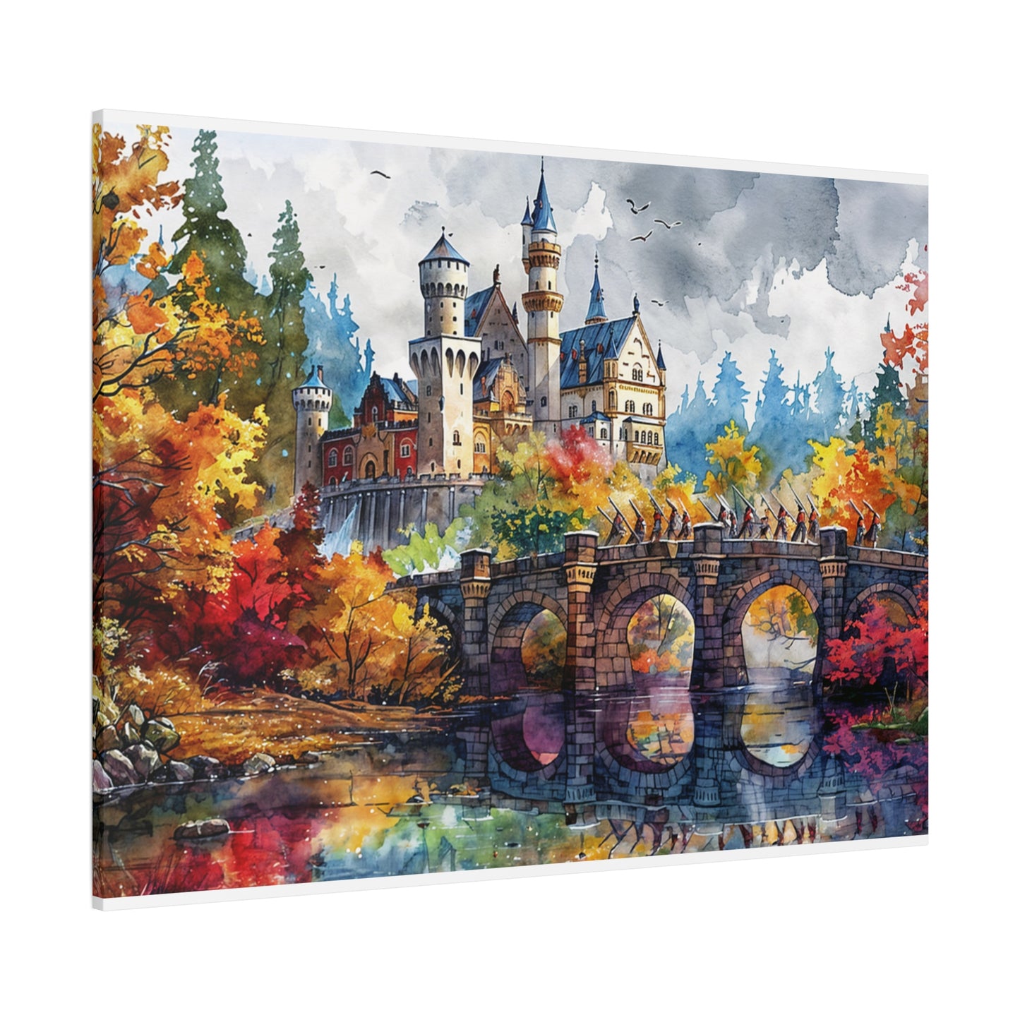 Matte Canvas, Stretched, 1.25" - Castle