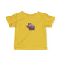 Cute Hippo Infant T-Shirt, Baby Birthday Gift, Toddler Apparel, Animal Lover Tee, Kids Casual Wear