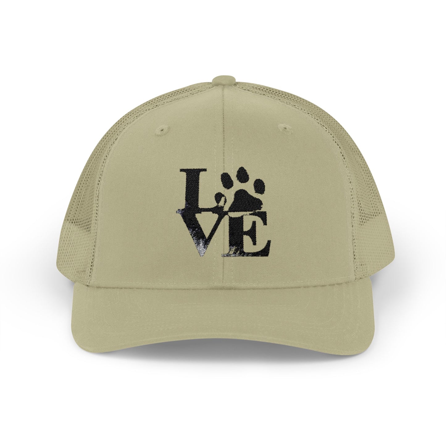 Love Paw Print Trucker Cap for Animal Lovers