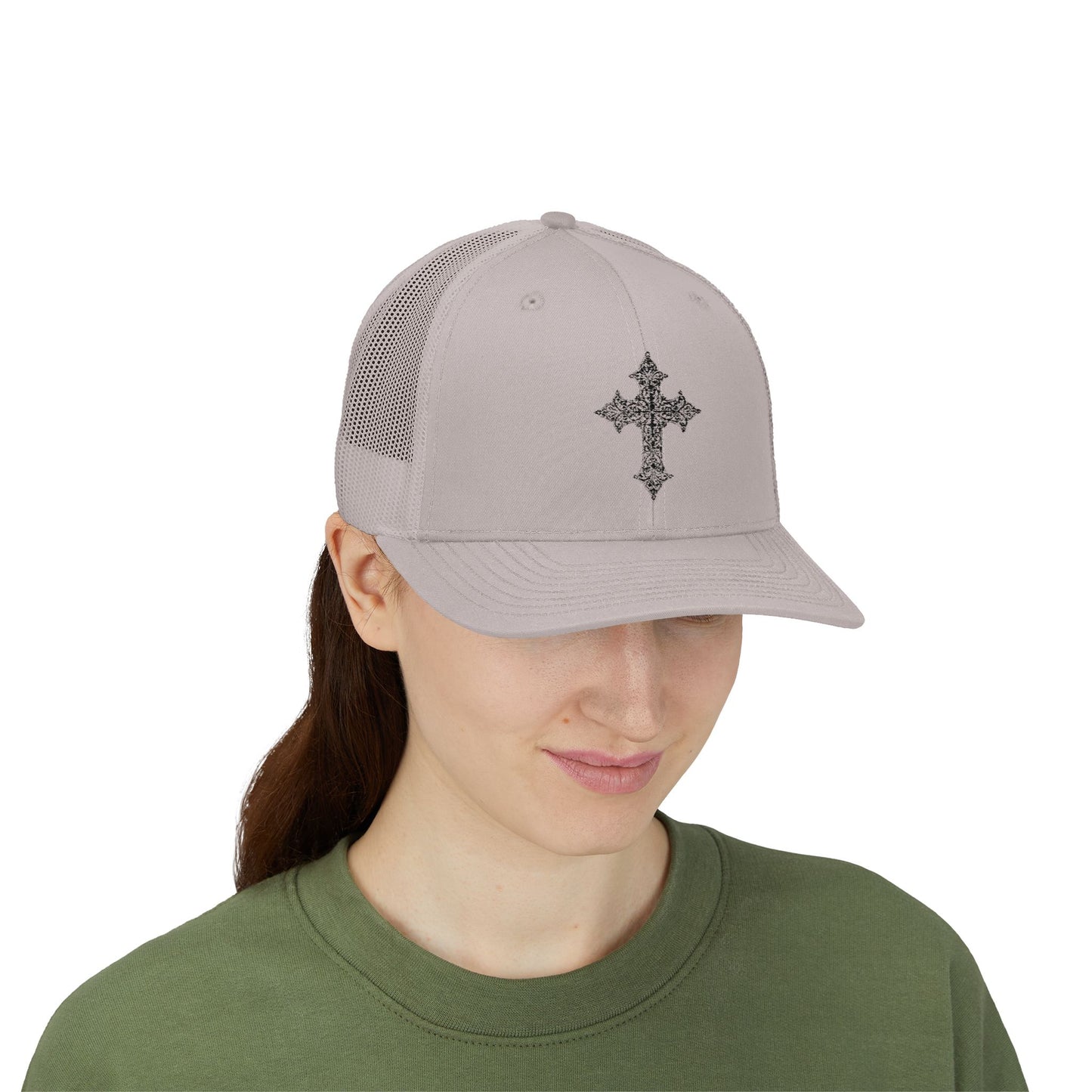 Sparkling Cross Snapback Trucker Cap | Faith Statement Hat, Trendy Baseball Cap, Christian Gift, Daily Wear, Cool Accessories