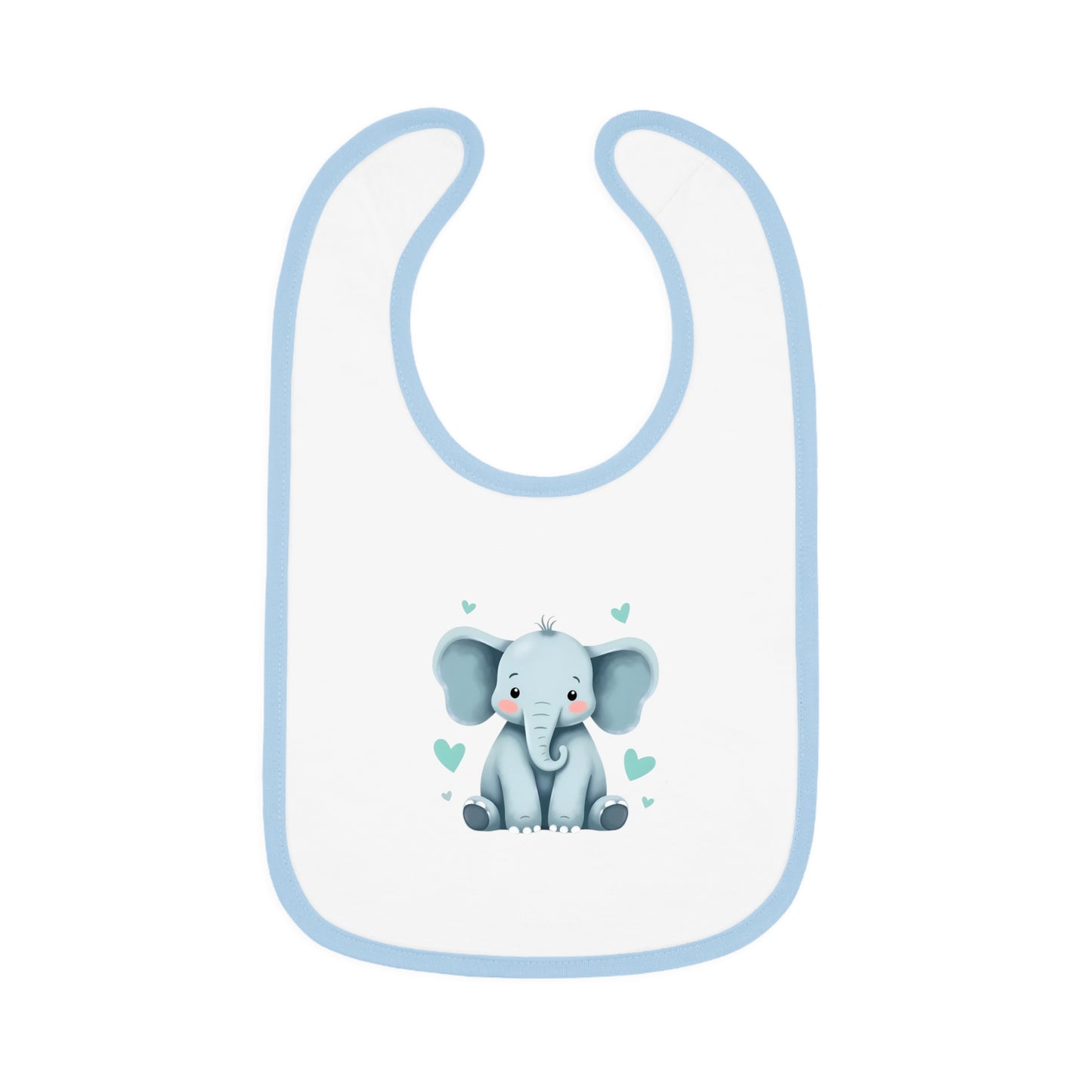 Cute Elephant Baby Bib - Adorable Infant Feeding Accessory