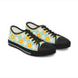 Low Top Sneakers — Retro Citrus & Daisies Pattern
