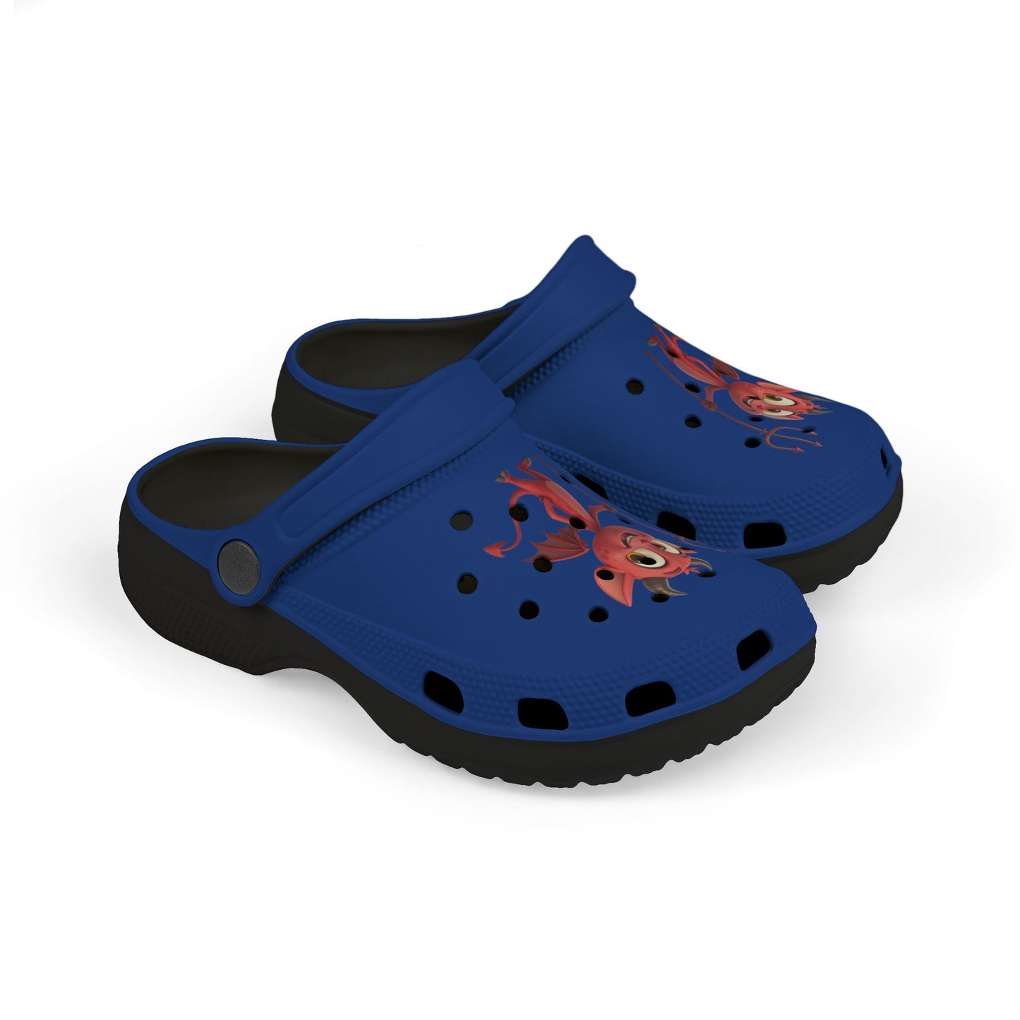 Kid's Fun Demon Clogs, Playful Footwear for Kids
