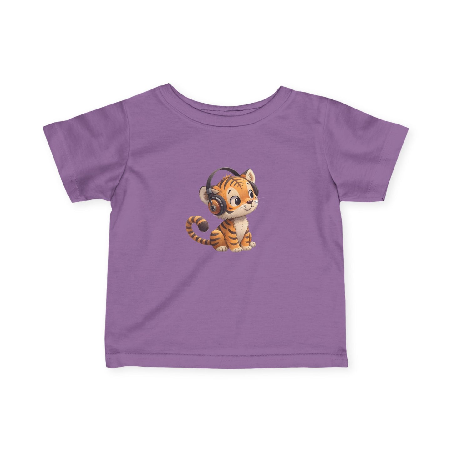 Cute Kitty Headphones Infant Tee, Baby T-Shirt, Toddler Shirt, Kids Apparel, Gift for Baby Shower, Birthday