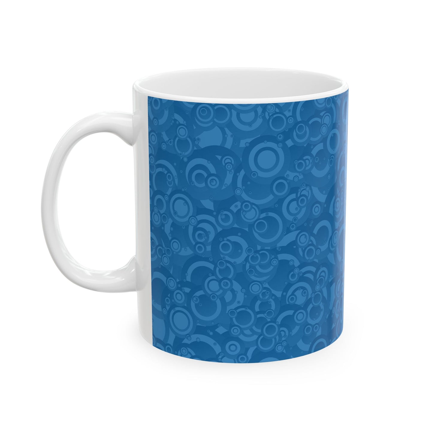 Cozy Blue Bubble Ceramic Mug - Unique Coffee Cup, Gift for Him, Gift for Her, Birthday Mug, Home Decor, Fun Kitchenware