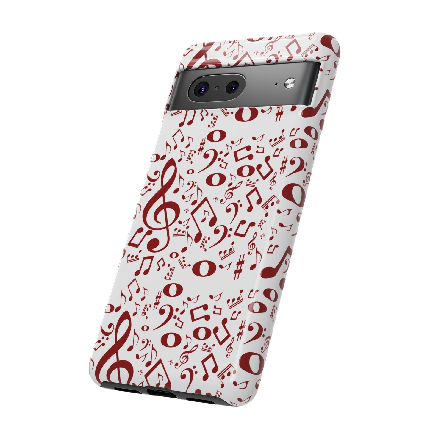 Musical Note Phone Case, Tough iPhone Cover, Gift for Musicians, Customizable, Music Lover's Accessory, Durable Phone Protection