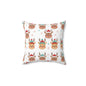 Festive Reindeer Pillow, Cozy Home Decor, Holiday Cushion, Christmas Gift, Fun Winter Accent