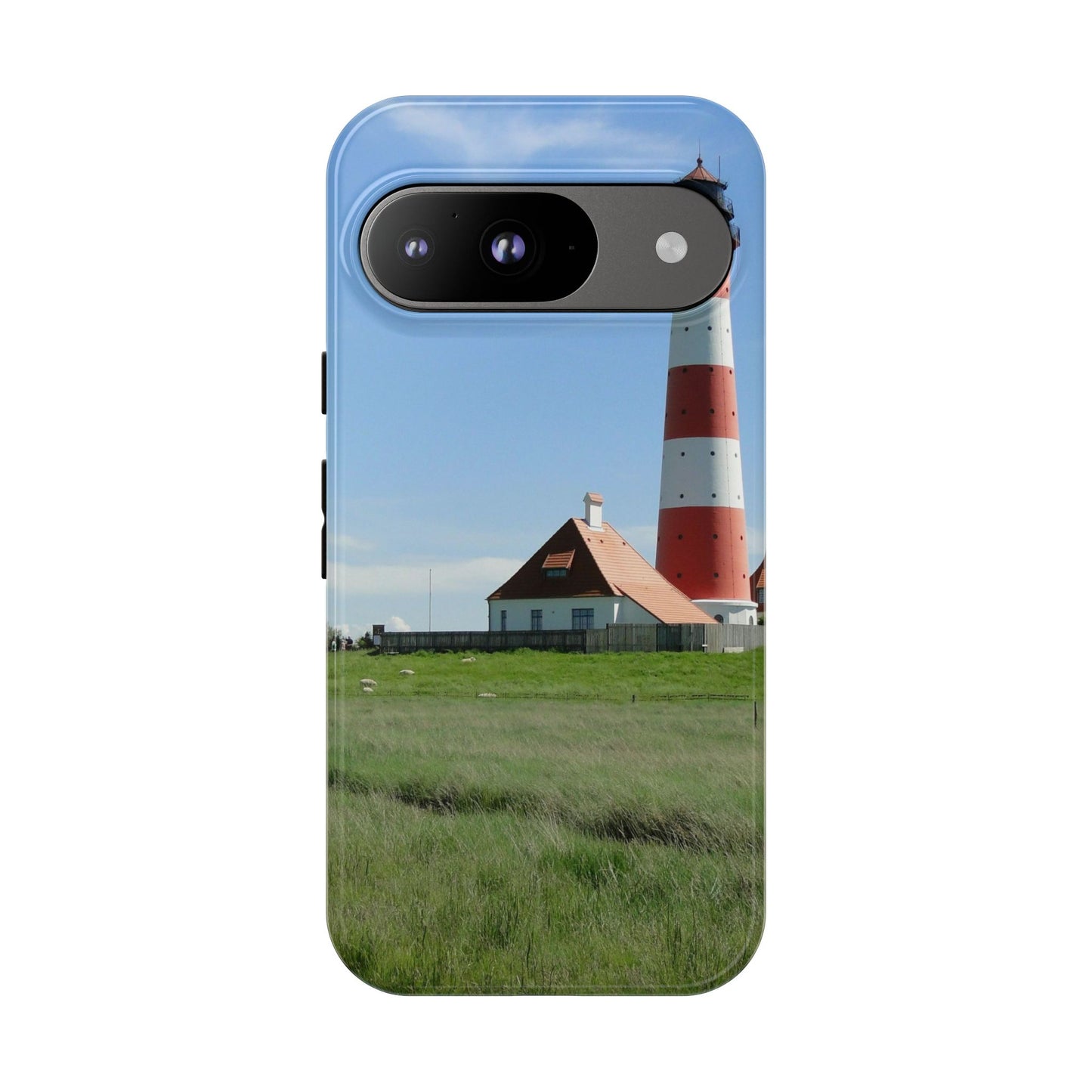 Lighthouse Phone Case - Coastal Vibes, Nautical Gift, Ocean Lover Accessory, Beach Aesthetic, Customizable Design