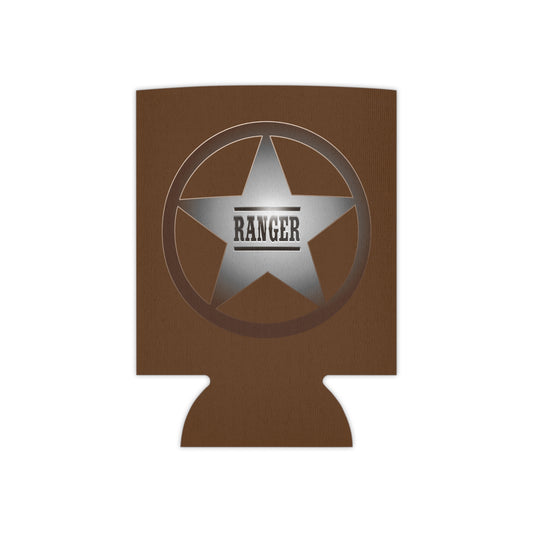 Rustic Ranger Can Cooler – Vintage Style Drink Holder, Perfect for Parties, BBQs, Camping, and Outdoor Adventures