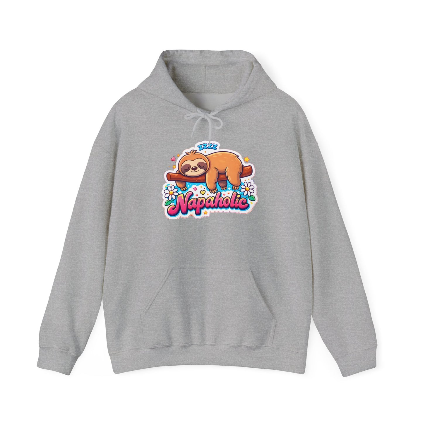 Napaholic Sloth Hoodie — Cute Sleepy Sloth Graphic Sweatshirt