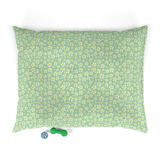 Floral Print Pet Bed, Comfortable Dog Bed, Cozy Cat Bed, Gift for Pet Lovers, Dog Couch, Decorative Pet Cushion