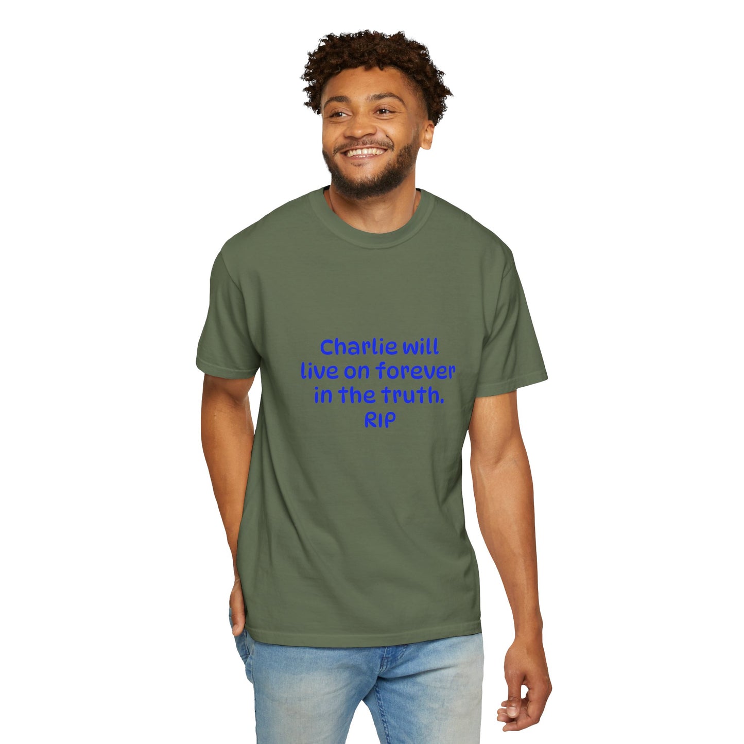 Inspirational Quote T-Shirt, Unisex Cotton Tee, Charlie Forever Shirt, Motivational Apparel, Gift for Friends, Casual Wear, Thoughtful [...]