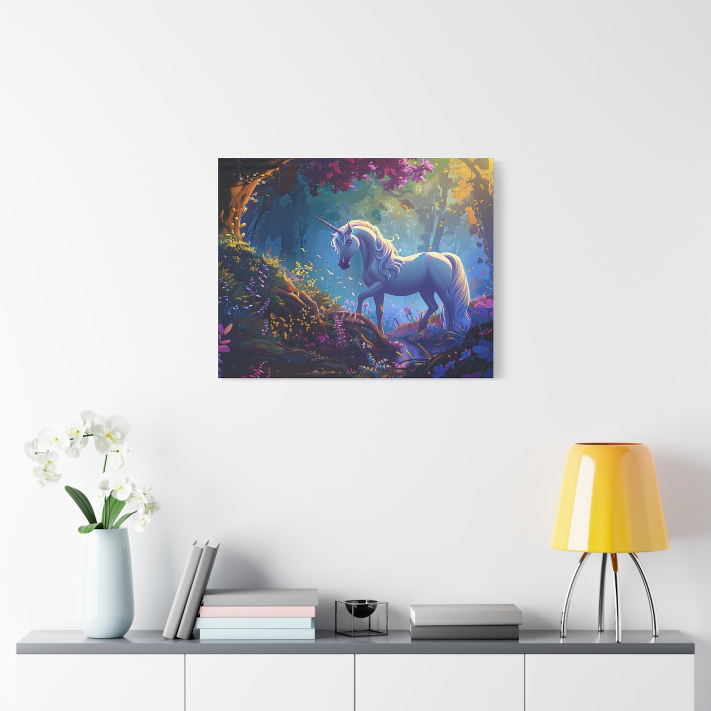Matte Canvas, Stretched, 1.25" - Unicorn
