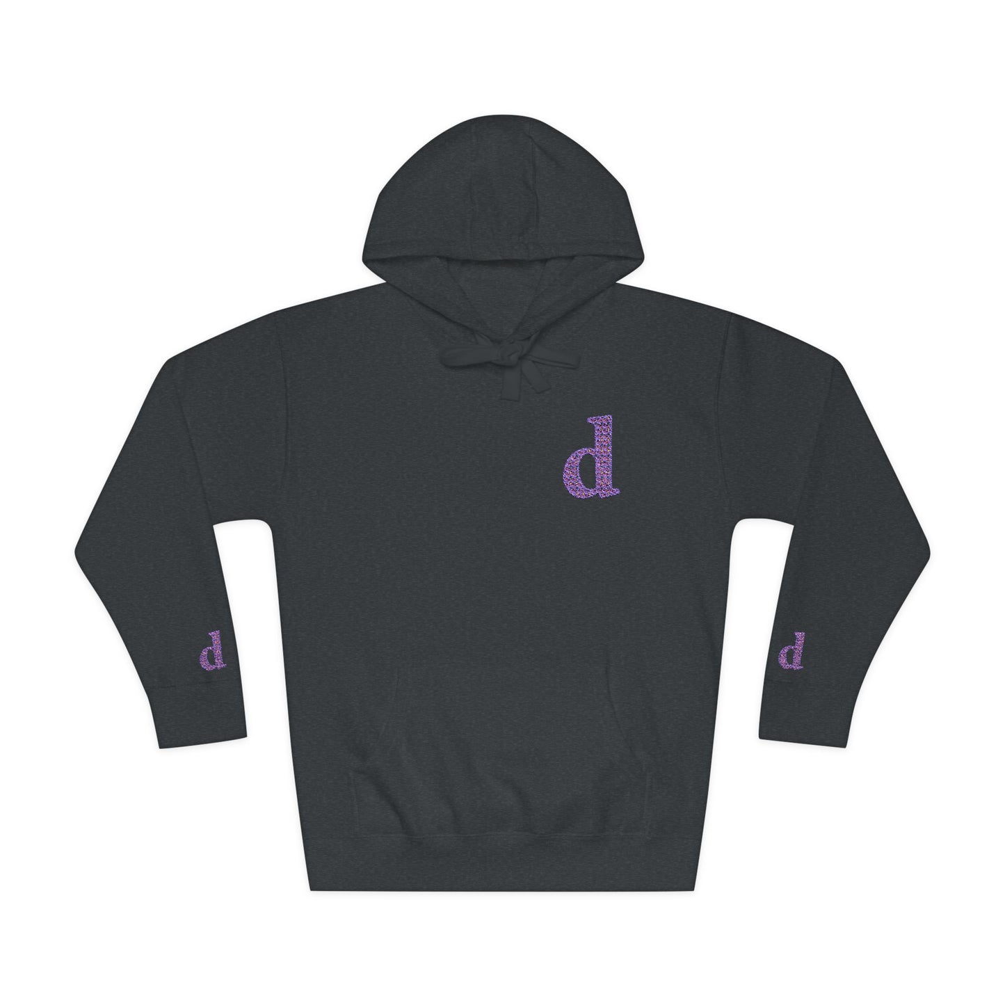Floral Initial Unisex Fleece Hoodie | Cozy Casual Wear, Gifts for Her, Monogrammed Hooded Sweatshirt, Fall Fashion, Birthday Present