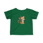 Cute Kitty Headphones Infant Tee, Baby T-Shirt, Toddler Shirt, Kids Apparel, Gift for Baby Shower, Birthday