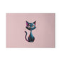 Charming Cat Glass Cutting Board - Cute Cat Kitchen Decor, Pet Lover Gift, Unique Housewarming Present, Cat Mom Essential